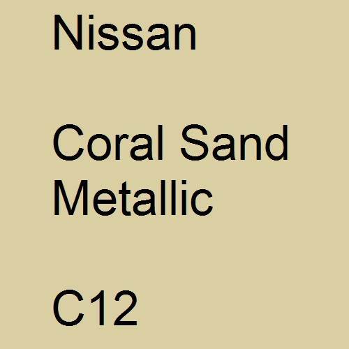 Nissan, Coral Sand Metallic, C12.